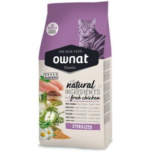 Ξηρά τροφή γάτας Ownat Classic Cat Sterilized 1,5kg