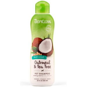 Σαμπουάν για κατοικίδια TropiClean Oatmeal & Tea Tree - Medicated Shampoo 355ml