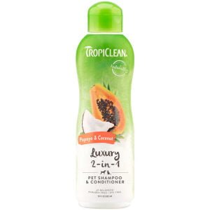 Σαμπουάν για κατοικίδια TropiClean Papaya & Coconut - Shampoo & Conditioner 592ml