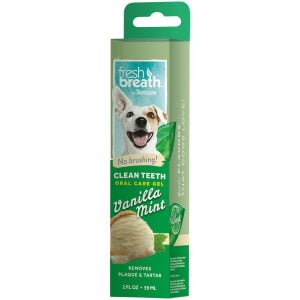Τζελ για τον καθαρισμό δοντιών των σκύλων TropiClean Fresh Breath Clean Teeth Gel Vanilla - Mint 59ml