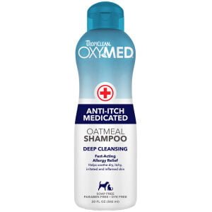 Σαμπουάν για κατοικίδια TropiClean Anti-itch Medicated Oatmeal Shampoo 592ml