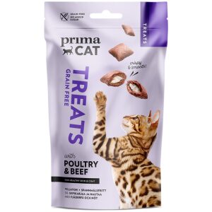 Λιχουδιά γάτας Prima Cat Treat Crunchy Πουλερικά και βοδινό 40gr
