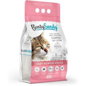 Άμμος γάτας Benty Sandy 10lt baby powder