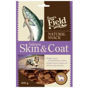 Λιχουδιές σκύλου Sam's Field Natural Snack Skin and Coat 200gr