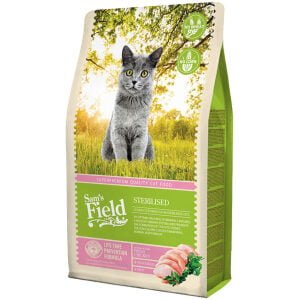 Ξηρά τροφή γάτας Sam's Field Cat – Sterilized – Κοτόπουλο 400gr