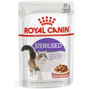 ROYAL CANIN STERILISED Gravy ADULT CAT 85GR Υγρή τροφή για γάτες