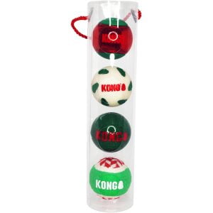 KONG Holiday Occasions Balls (4pcs) Md