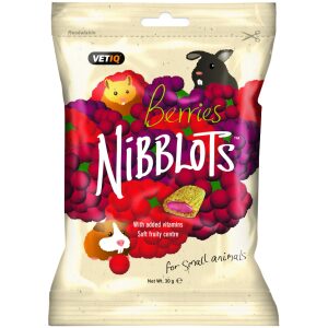 M&C NIBBLOTS FOR SMALL ANIMALS BERRIES 30gr