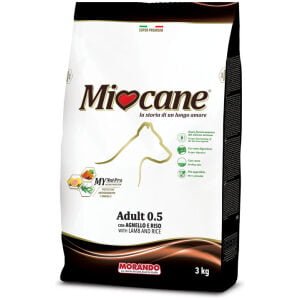 Ξηρά τροφή σκύλου Miocane Adult Αρνί και Ρύζι 3kg