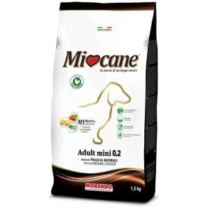 Ξηρά τροφή σκύλου Miocane Adult Mini Κοτόπουλο 10kg + 3κιλά δώρο Mini Γαλοπούλα