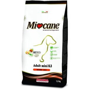 Ξηρά τροφή σκύλου Miocane Adult Mini Γαλοπούλα 1.5Kg