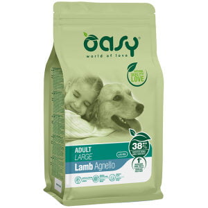Ξηρά τροφή σκύλου OASY DRY DOG LIFESTAGE ADULT SENSITIVE LAMB LARGE 3KG + Δώρο κονσέρβα OASY