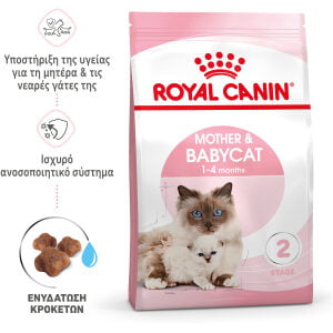 ROYAL CANIN FELINE HEALTH NUTRITION MOTHER & BABYCAT 400GR Ξηρή τροφή για νεαρές γάτες και μητέρες κατα την περίοδο της γαλουχίας