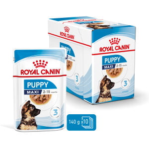 ROYAL CANIN SIZE HEALTH NUTRITION PUPPY - MAXI - 140gr Κομματάκια σε σάλτσα υγρή τροφή για σκύλους
